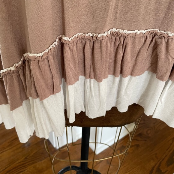 easel Dresses Easel Ruffled Hem Slip Dress Poshmark